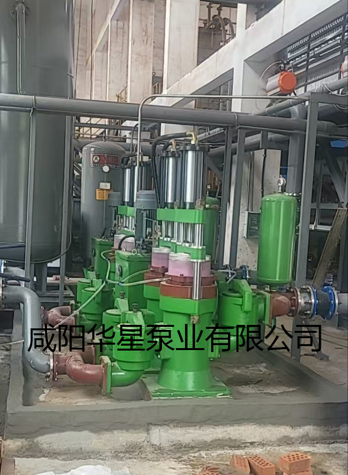 陶瓷柱塞泵工業廢水處理現場