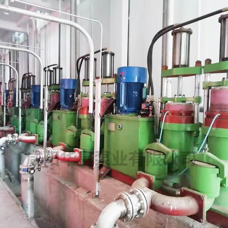 壓濾機節能進料泵，液壓陶瓷柱塞泥漿泵