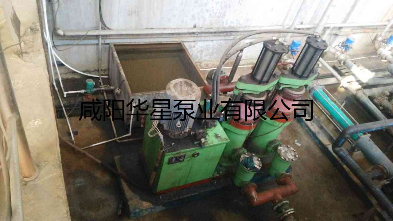 華星陶瓷柱塞泵尾礦使用現場