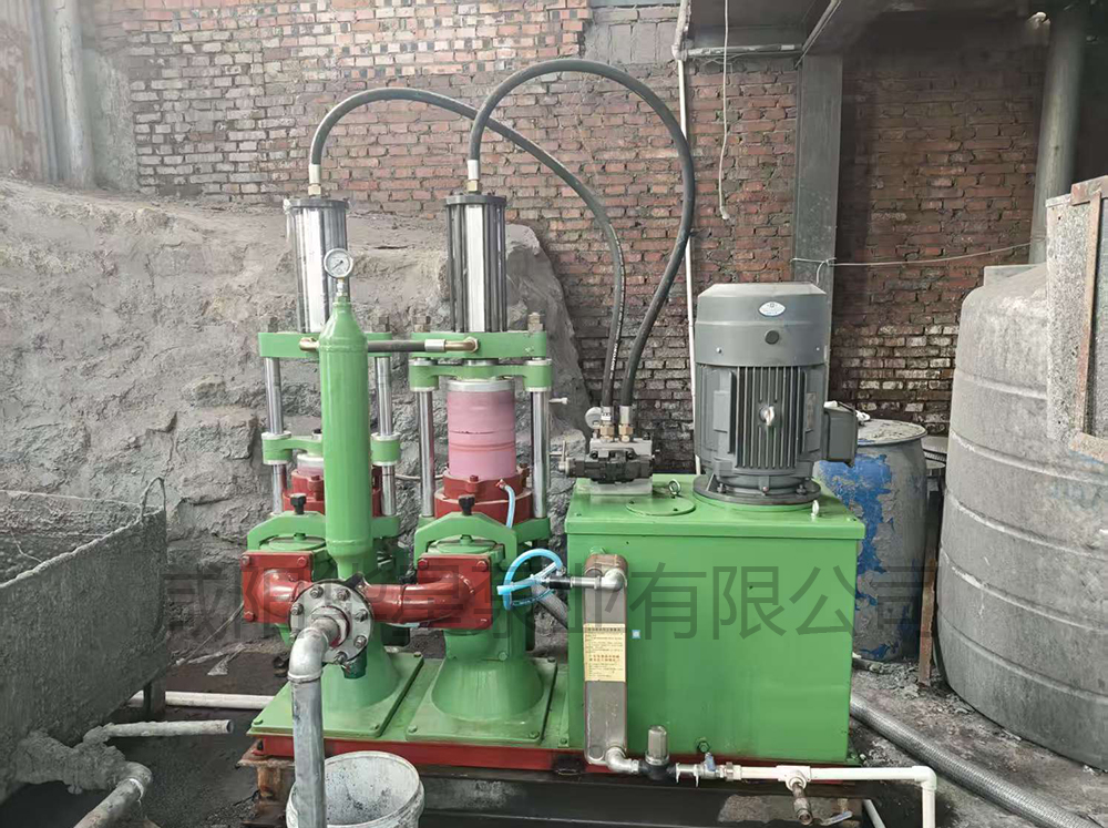 華星YBH200節能型壓濾機柱塞泵處理工業廢水現場