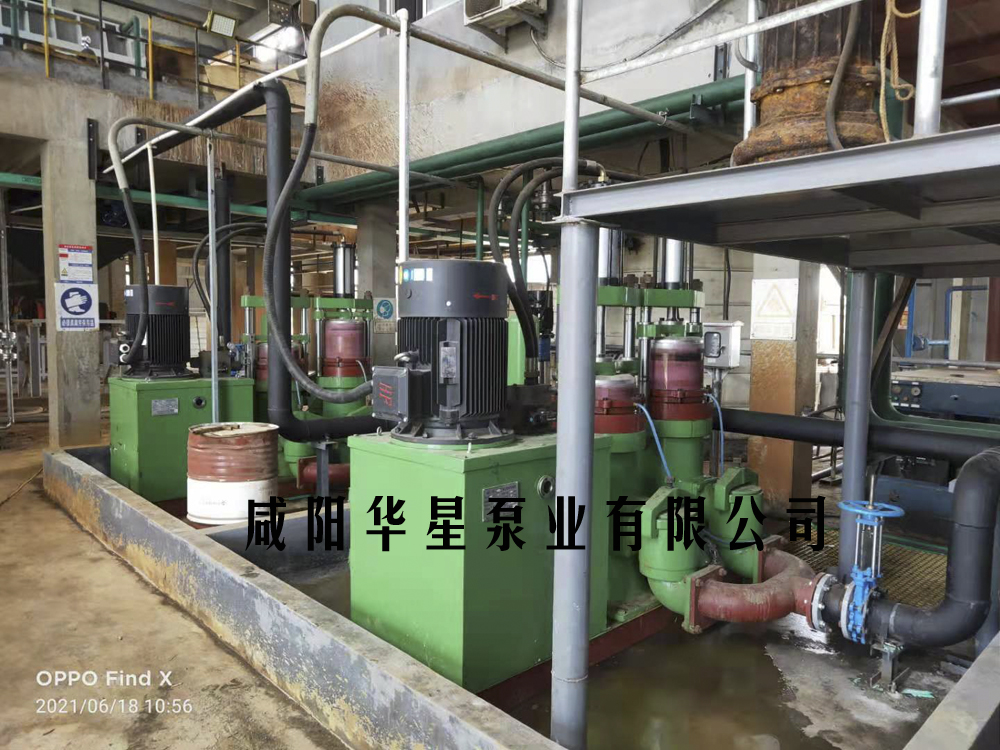 YB300-40柱塞泥漿泵市政污水處理現場